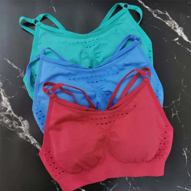 

New Color Women Sexy Sports Bra Push Up Padded Sports Bra Yoga Bras Fitness Top Bras
