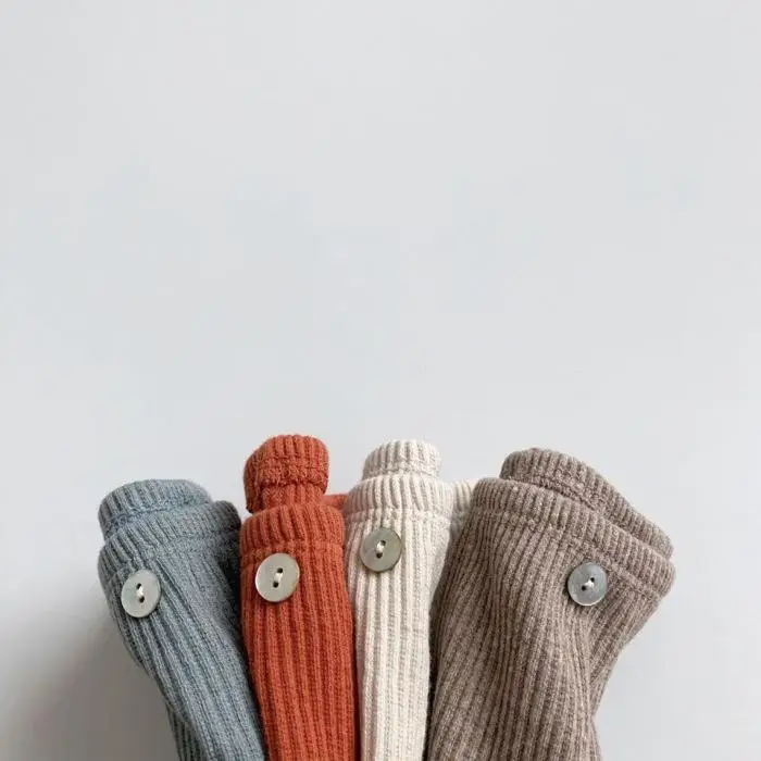 Осенне весенние леггинсы для новорожденных девочек и мальчиков эластичные