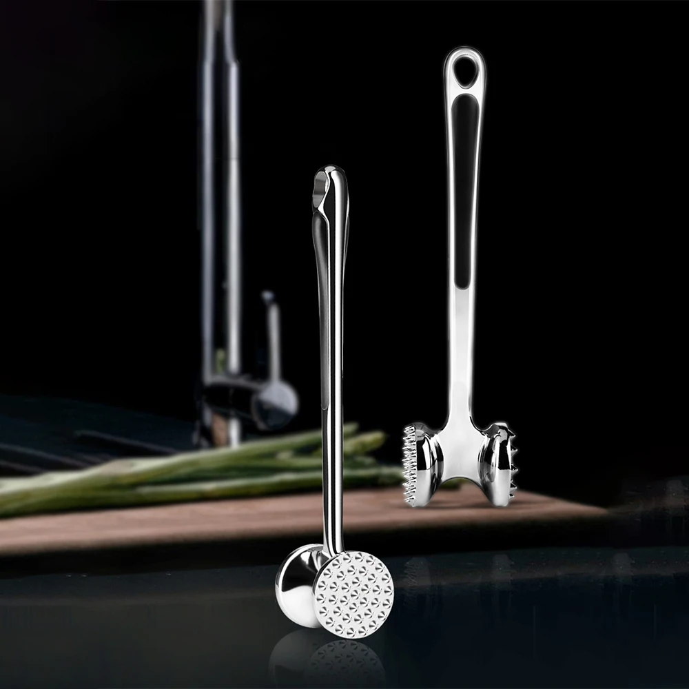 1 шт. молоток из цинкового сплава для мяса и сплава|Молотки размягчители мяса| |