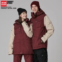 ski jacket windbreak waterproof warm and breathable snowboarding for men and women