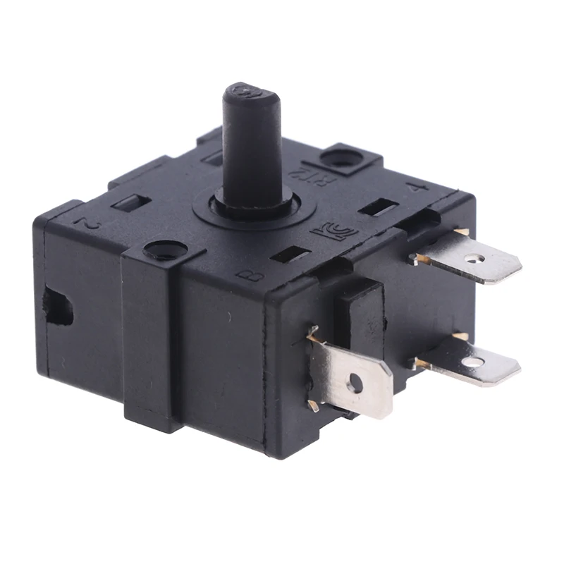 

3/5Pin Electric Room Heater Rotary Switch Selector AC 250V 16A 1pc