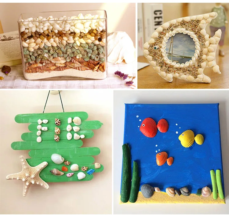 

DIY Handmade Candle Natural Seashells Conch Decorations Scallop Shells Jewelry Crafts Wall Decor Ornament home decor