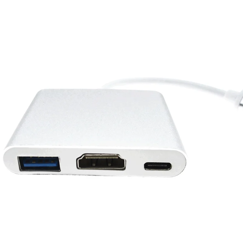 Переходник HDMI Usbc в Hdmi 3 1 алюминиевый адаптер типа c hdmi/USB 0/Type C для Apple Macbook| |