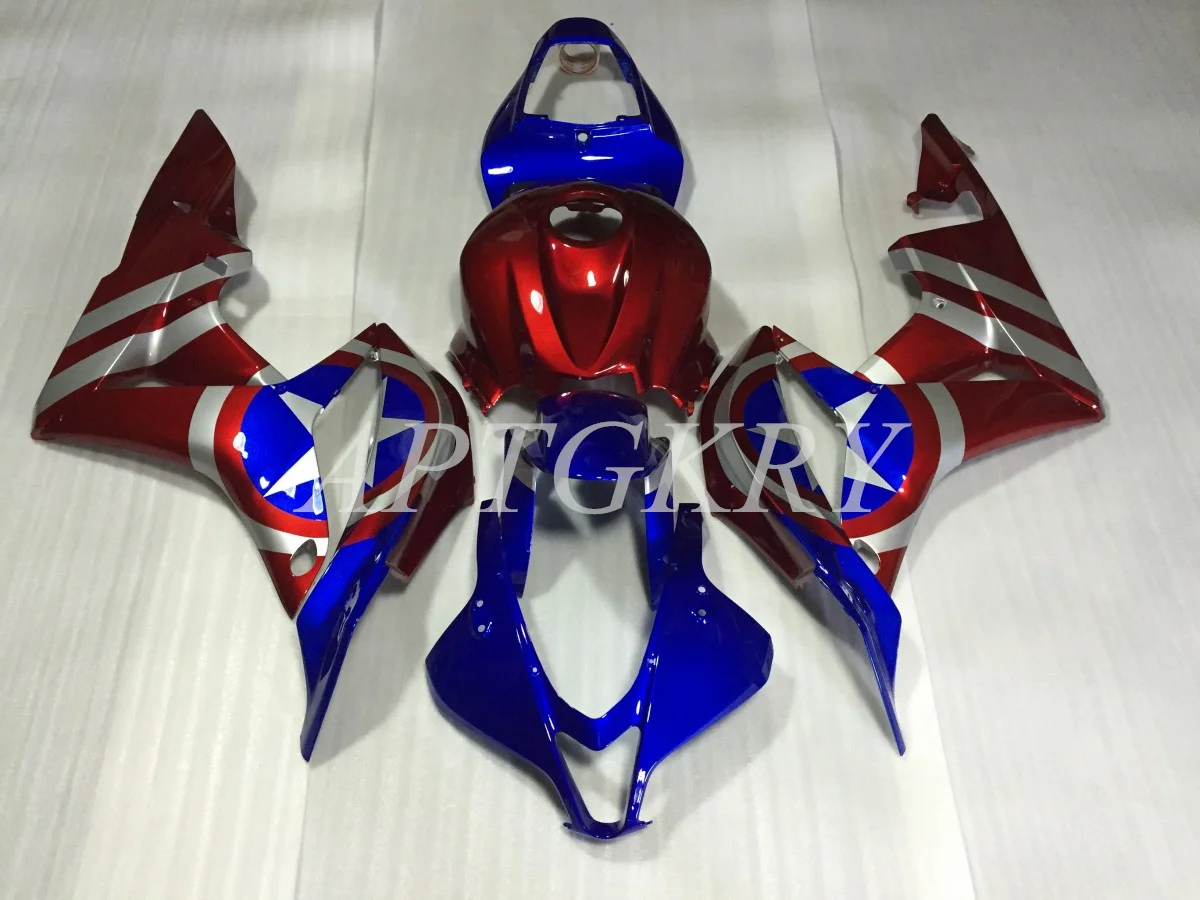 

High Quality New ABS Motorcycle Fairings Kit Fit For HONDA CBR600RR F5 2007 2008 07 08 Bodywork Set Custom Red Blue Cool