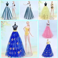 11 5 doll dress 2pcsset monokini swimsuit bikini skirt princess outfits for barbie clothes swimwear 16 bjd accessories gift