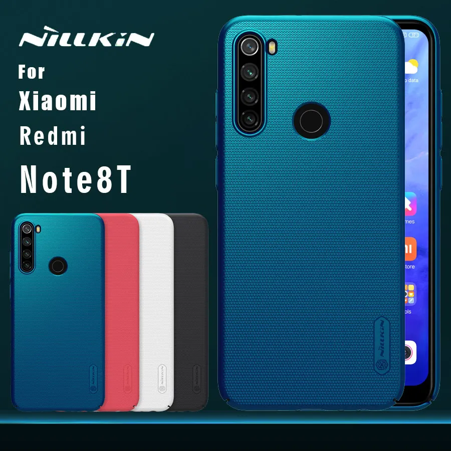 Чехол для Xiaomi Redmi Note 8T 8 7 Pro Nillkin Frosted Shield PC Back Cover Case|Бамперы| |