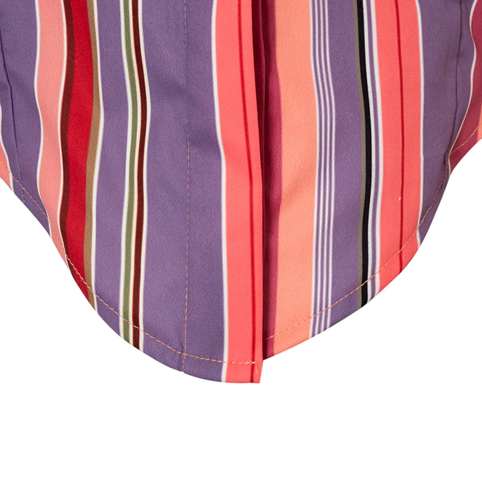 Женская рубашка с длинным рукавом принтом в полоску | одежда