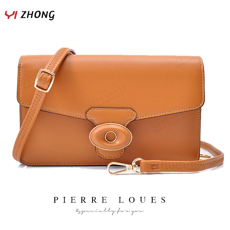 

YIZHONG Small Pu Leather Purses and Handbags Brand Designer Large Capacity Card Holder Shopper Satchels Lipstick Bag Bolso