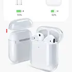 Чехол для AirPods 1, 2, D08A, мягкий, прозрачный чехол из материала TPU, защитный чехол для наушников прозрачный