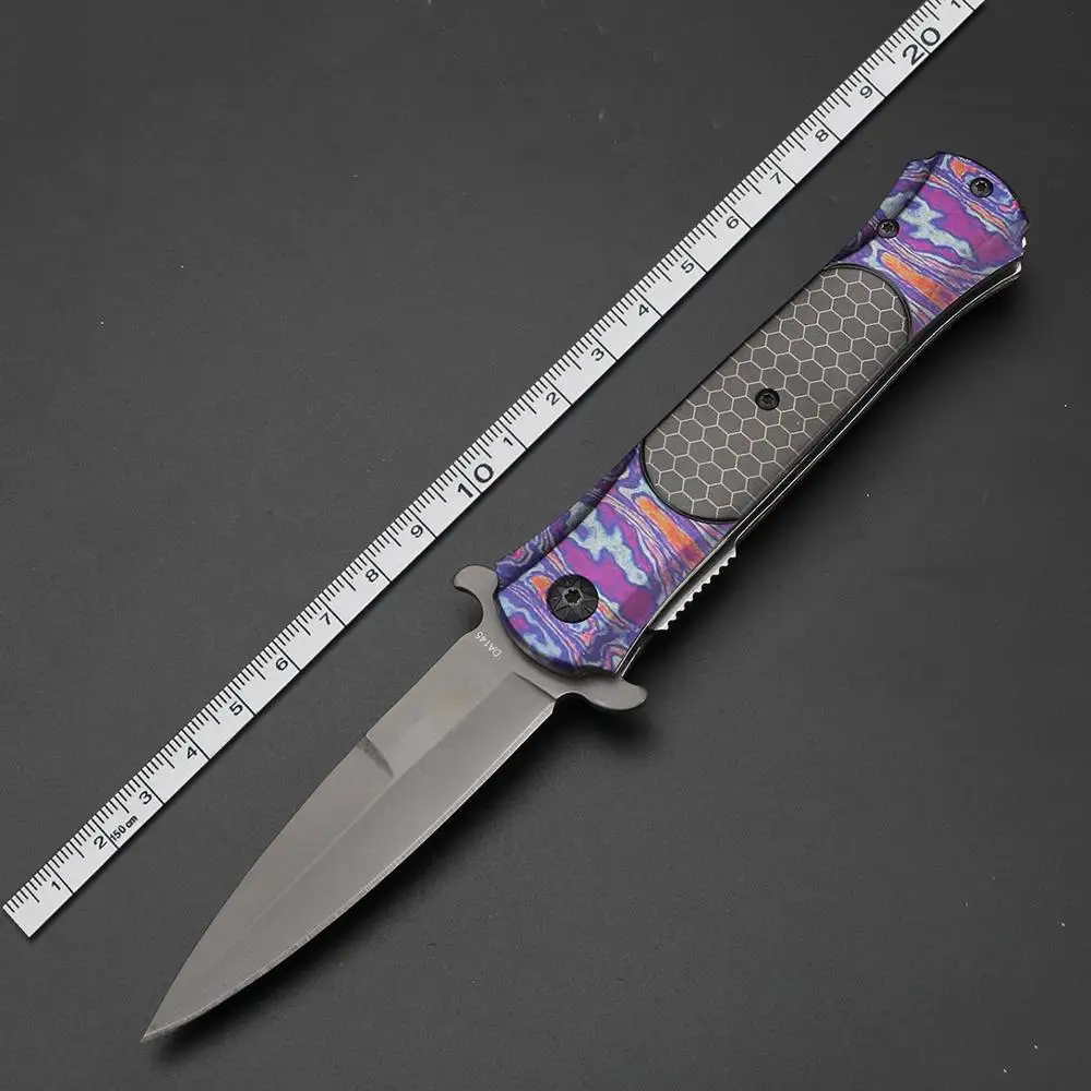 

Pocket Knife Portable Folding Knives Outdoor Camping Hunting Handmade Knife Manually Open EDC Tool Slicing Knife