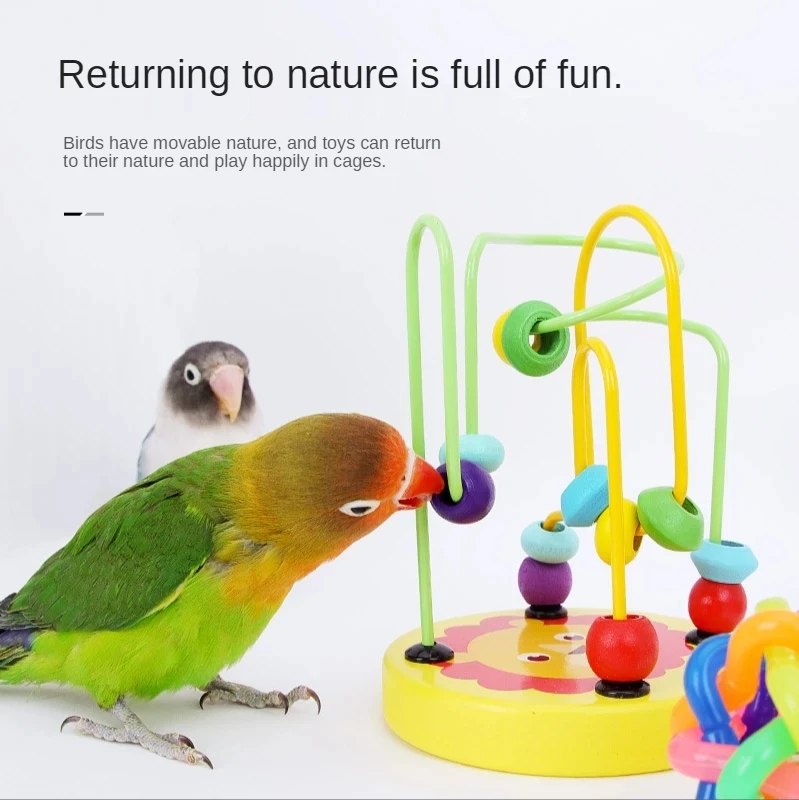 Набор забавных игрушек для птиц клетки аксессуары скейтборда товары домашних