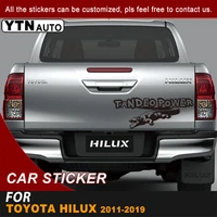 tail door car sticker crocodile styling graphic vinyl cool car decal for toyota hilux 2011 2013 2014 2015 2016 2017 2018 2019