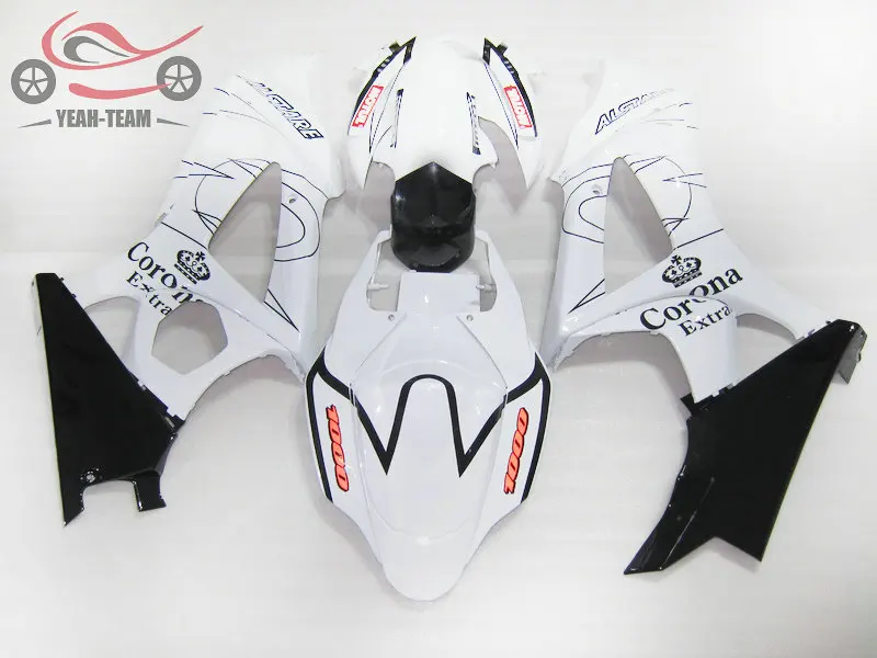 Комплект обтекателей для мотоцикла под давлением Suzuki GSX R1000 K7 2007 2008 белый корона