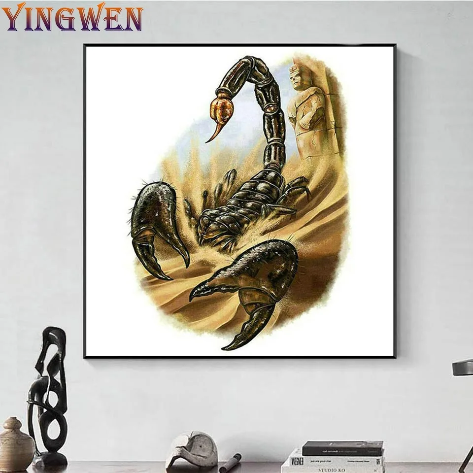 

Zodiac Scorpion Diamond Painting Animal 5D Full Diamond Embroidery Mosaic Picture Handmade Birthday Gift Stitch Home Room Decor