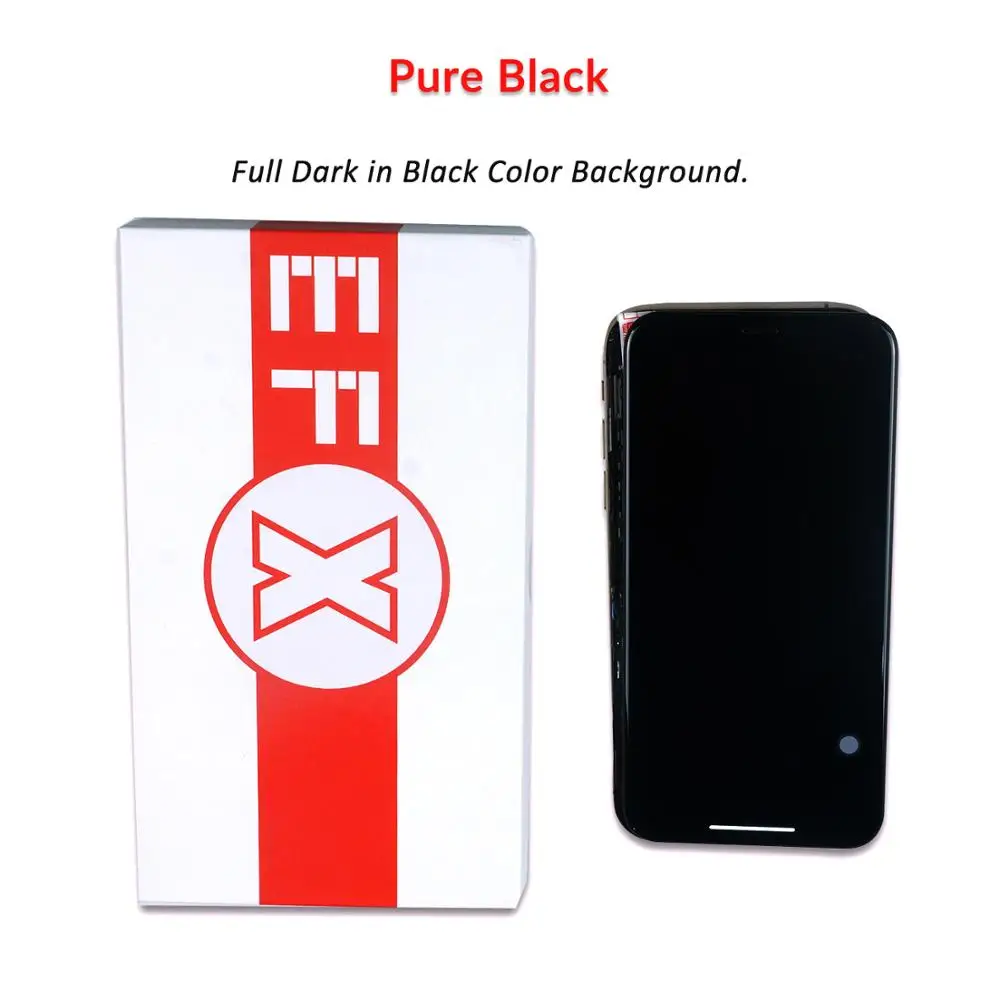1 шт. EFaith EFX дисплей для iPhone X XR XS Max ЖК Amoled с полным обзором экран высокой яркости 2 5D