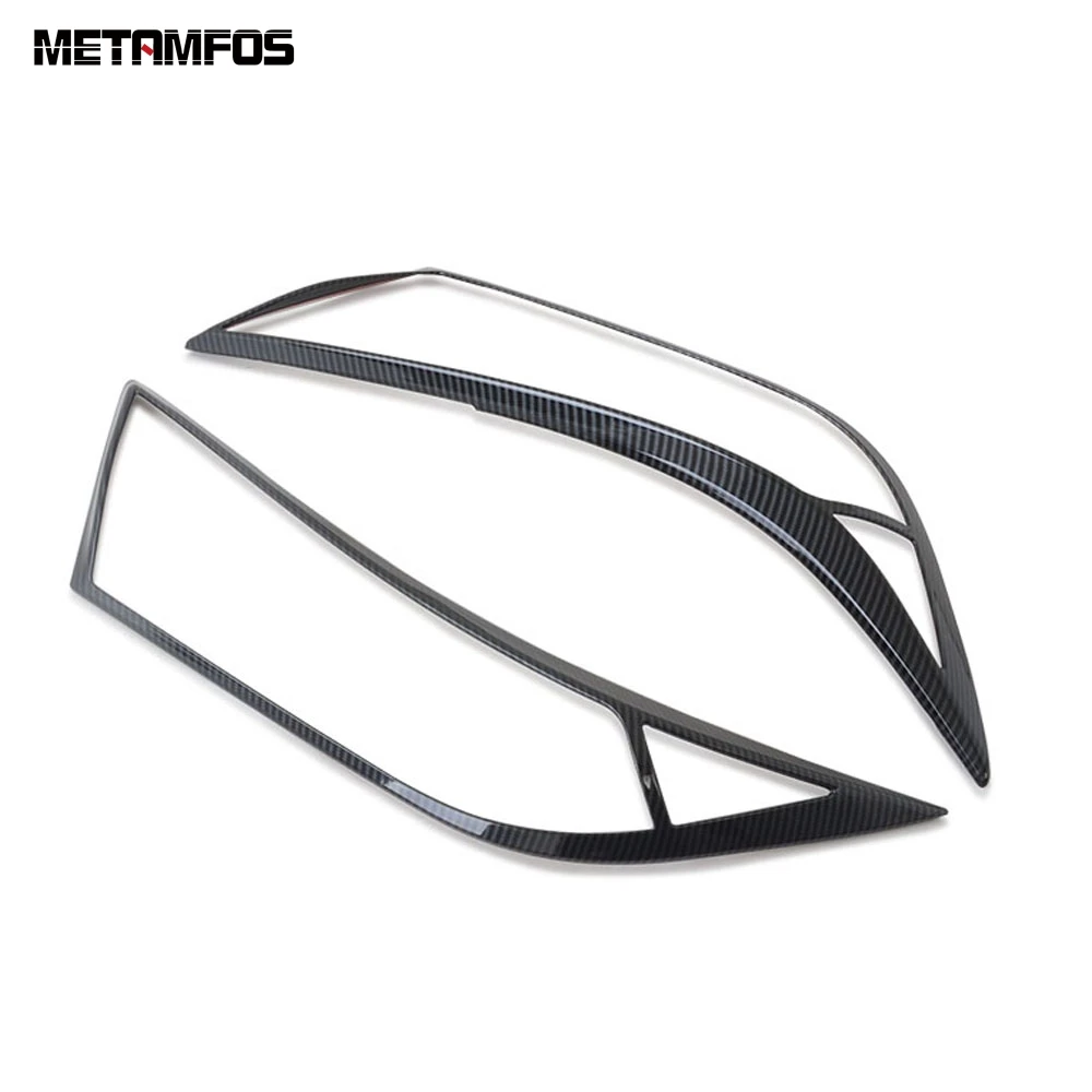 Для Toyota Rav4 для Previa Rav 4 2019-2021 углеродного волокна головной светильник фонаря