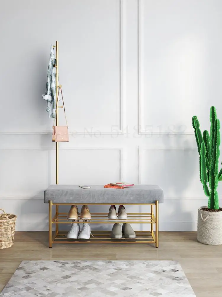 Скандинавский табурет для смены обуви креативная сидячая стойка съемный