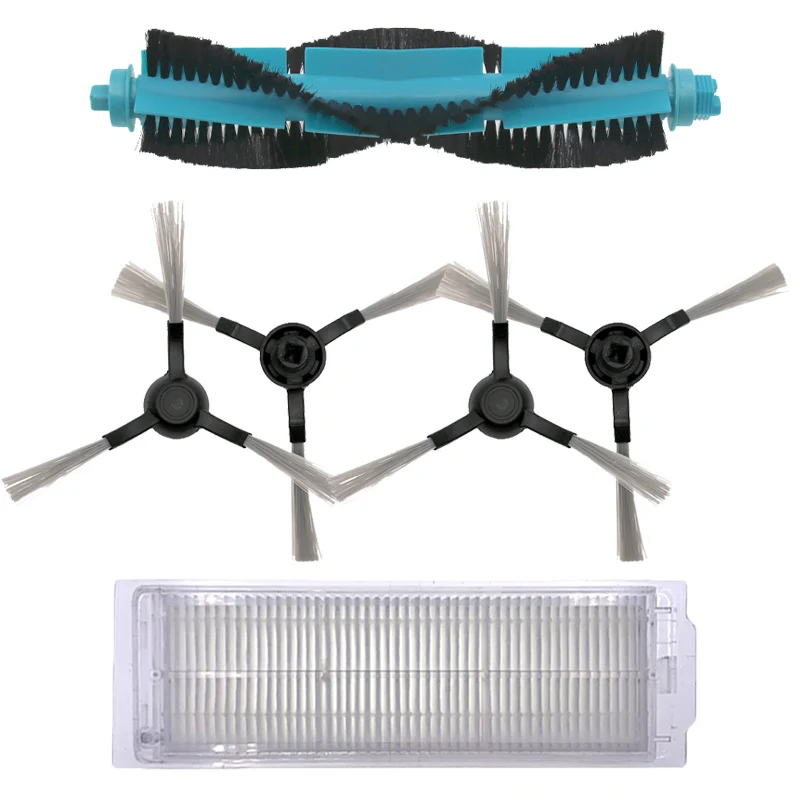 1 brush+4 brush+1 HEPA robot sweeper accessories replacement for Viomi V2 V-RVCLM21B vacuum cleaner | Бытовая техника