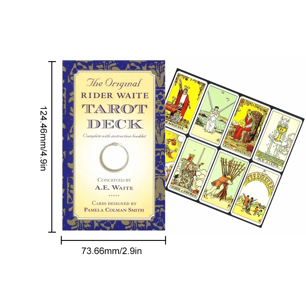 

80pcs Tarot Cards Tarot Enthusiasts Fun Deck Game For Party Playing Cards Table Board Games Card Entertainment