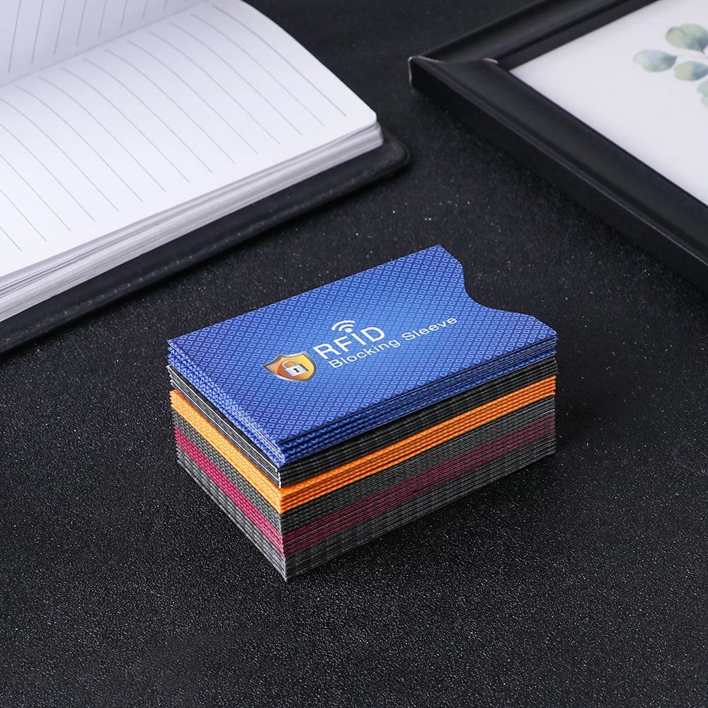 5 шт. Противоугонный для RFID с протекторами для банковских карт блокирующий держатель карты кожаный чехол чехлы Защитный чехол для банковских карт