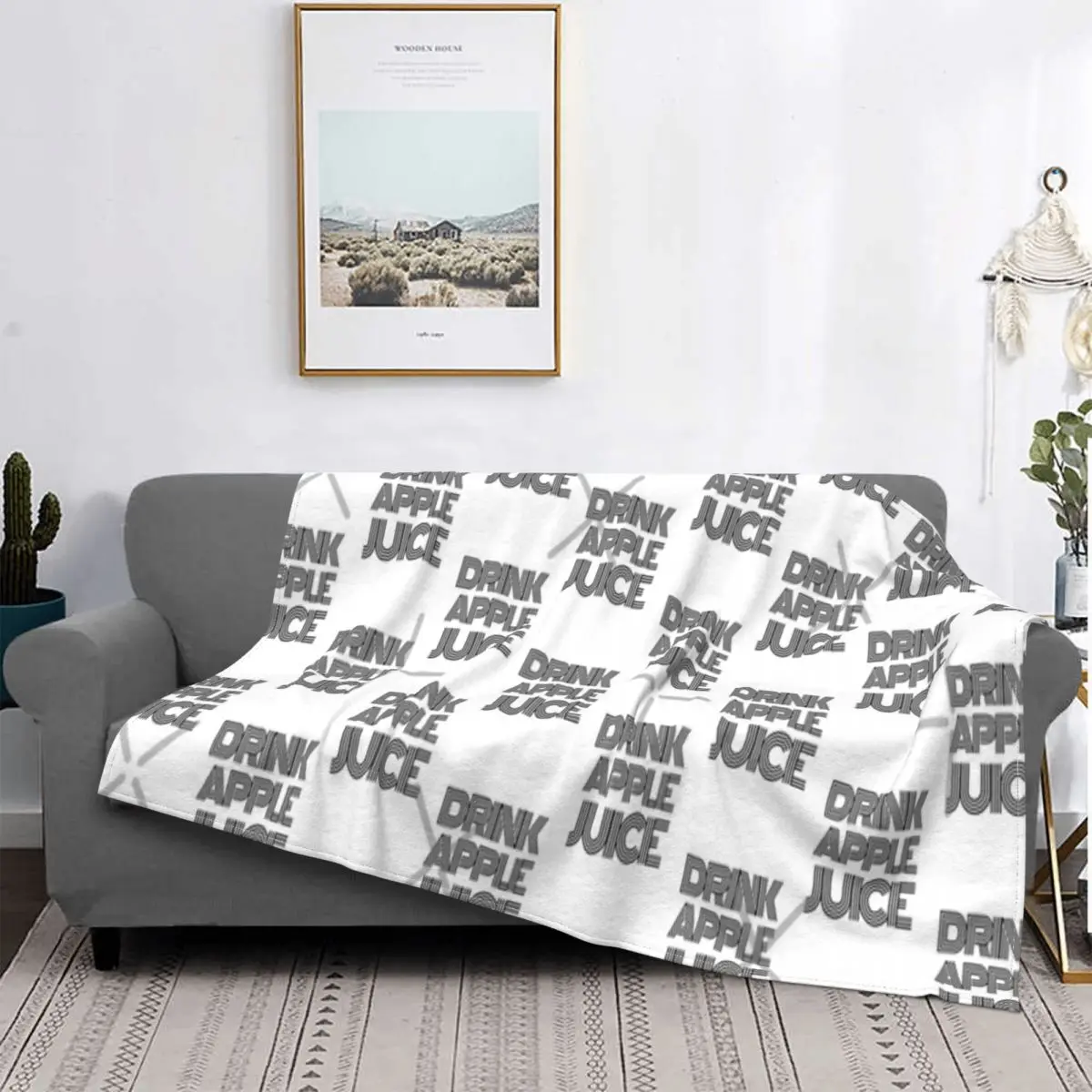 

Drink Apple Juice-Manta de estilo Disco, colcha de cama a cuadros, ropa de cama, pícnic, manta doble a cuadros, colcha, 220x240