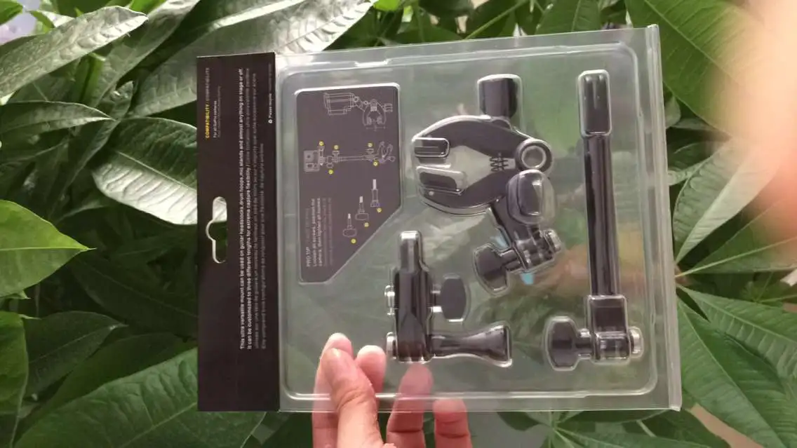 

10-inch Articulating Arm Camera Mount with Clamp Capacity Adjustable Magic Arm Replacement for Gopro Xiaoyi Sjcam AEE