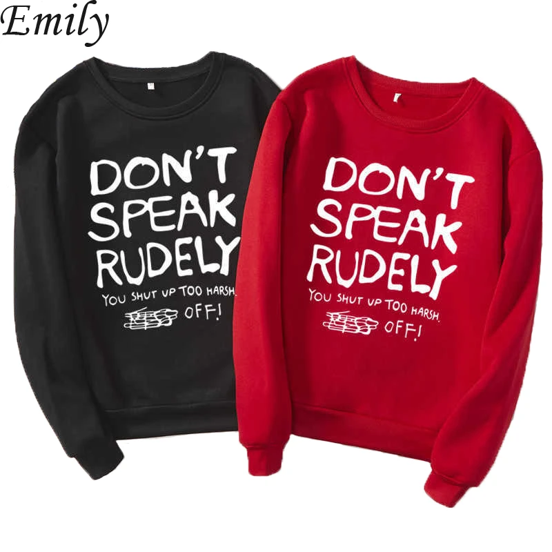 Женские толстовки с буквенным принтом капюшоном Осень зима 2020 свитер круглым