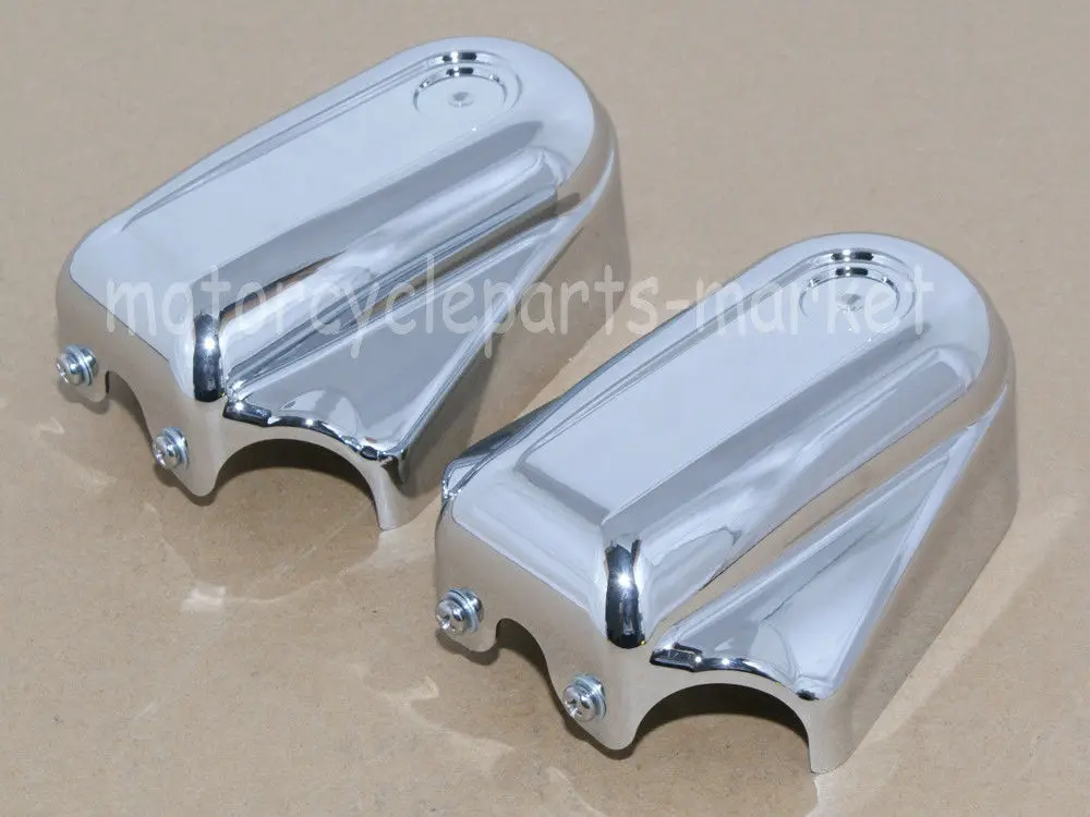 Хромированный защитный чехол для задней крышки осей для Harley Softail FLSTC FLSTN FXSTB 2008 - Цвет: Chrome