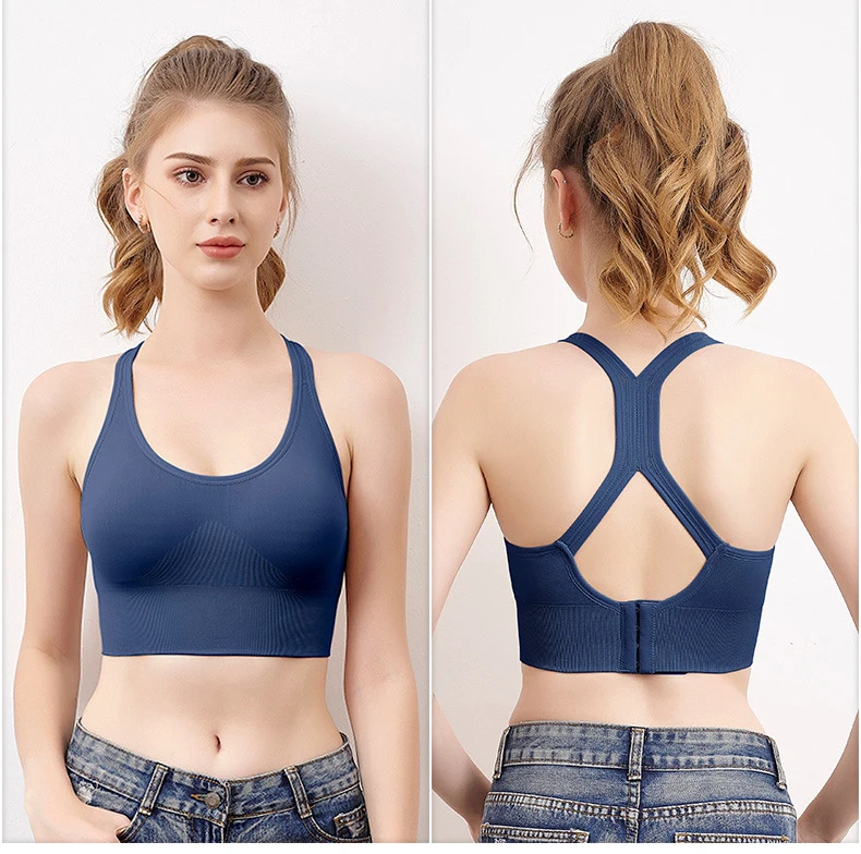 Push Up Seamless Sports Bra Women Yoga Sport Crop Top Fitness Brassiere Femme Sujetador Deportivo Mujer | Спорт и развлечения