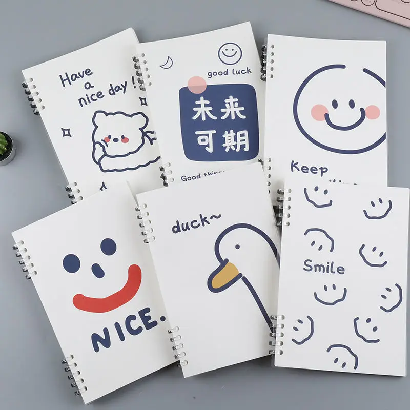 

A5B5 Removable Loose Leaf Coil Horizontal Line Sketch Sketch Diary Book Paper Diary Book Notebook Notepad Record School Supplies