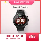 Оригинальный Amazfit Stratos Смарт-часы Bluetooth GPS подсчет калорий монитор сердца 50 м Водонепроницаемый для iOS и Android телефон