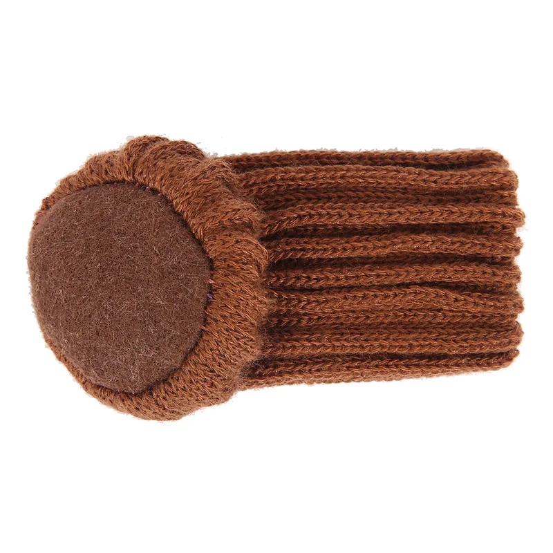 Чехлы для ножек мебели протектор ног двойные Вязаные чехлы стола стула