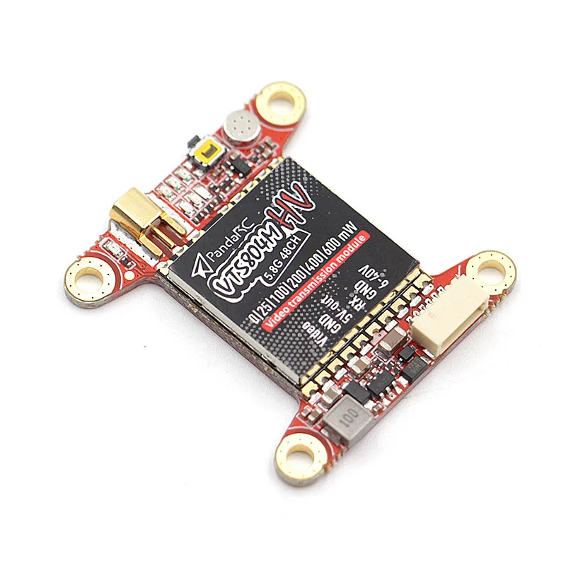 Передатчик изображения PandaRC VT5804M HV 5 8G для FPV ру дрона 48 каналов регулировка OSD 0 МВт
