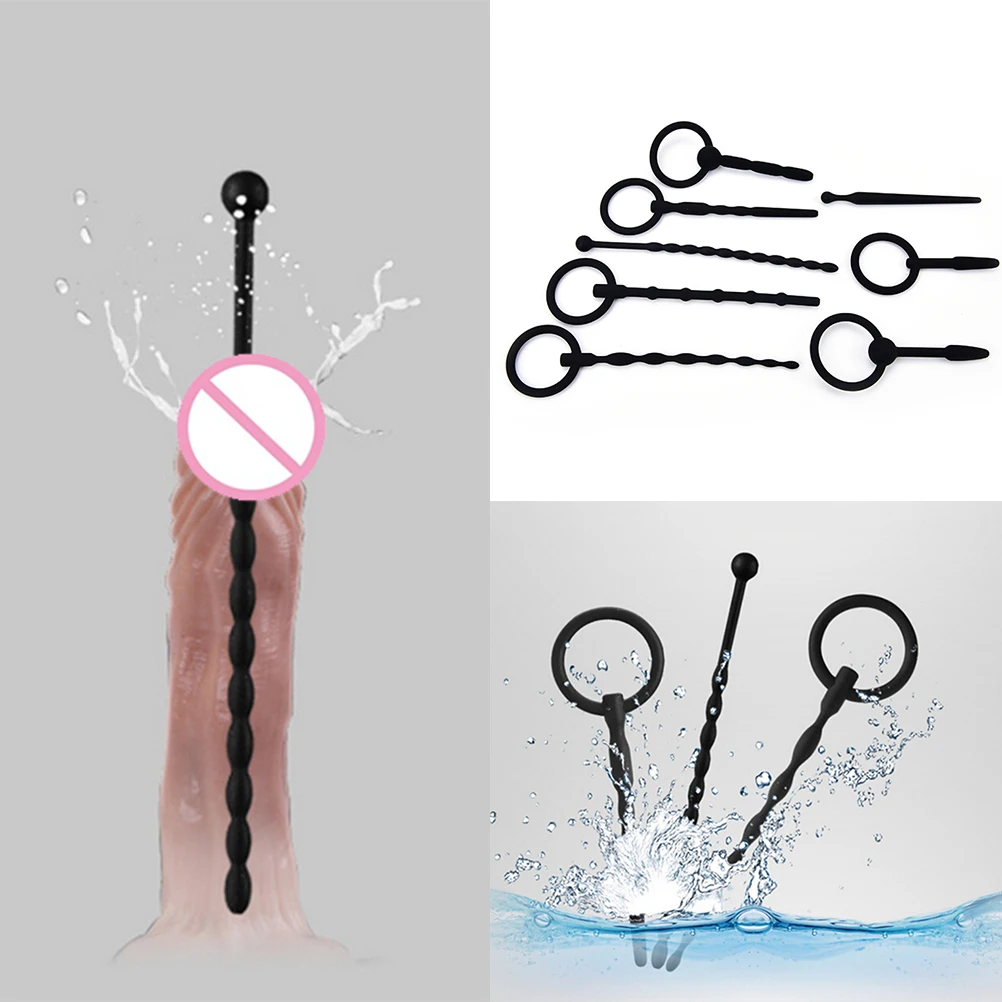 Silicone Penis Plug Urethral Sound No Vibrator Catheter Dilator Tube Insert Irritation For Men Sex Toy |
