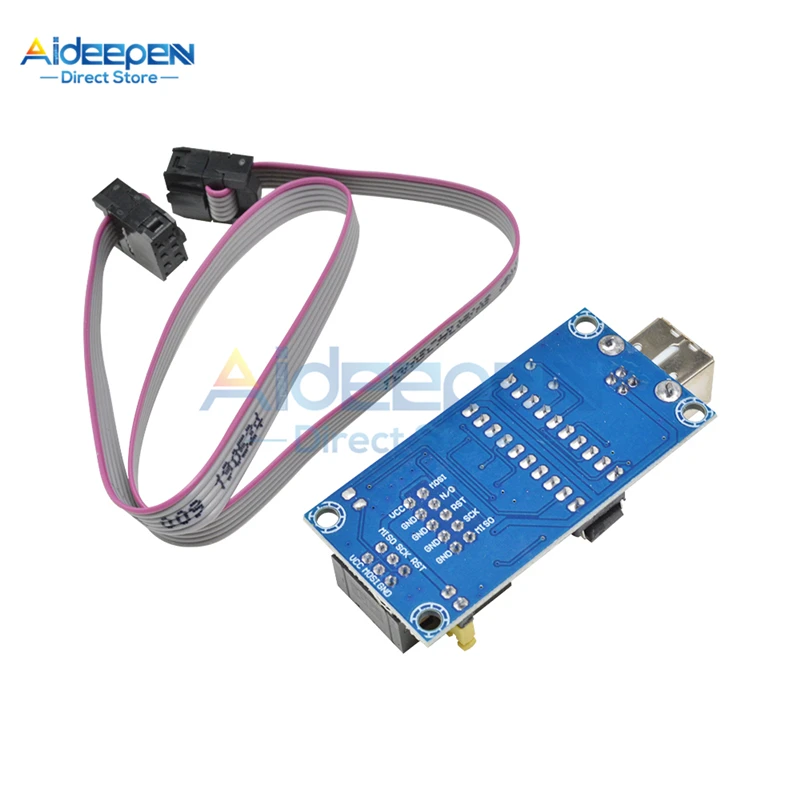 1 комплект USBTiny USB загрузчик для Arduino Meag2560 UNO R3 с 10 контактным кабелем