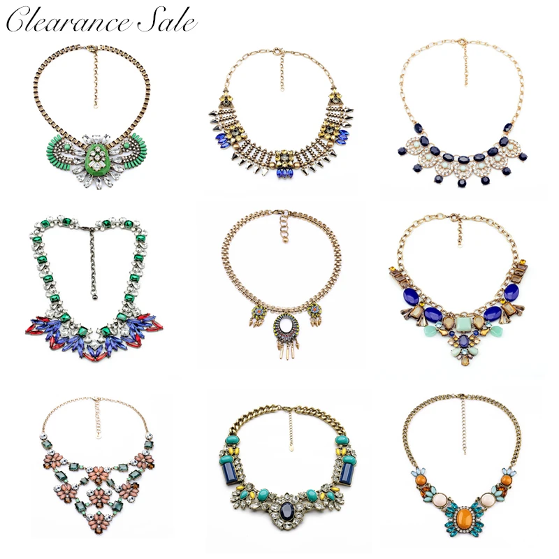 BALANBIU распродажа Винтаж Стиль утверждающий кулон ожерелья для Для женщин вечерние подарки Модные украшения большая акция оптом