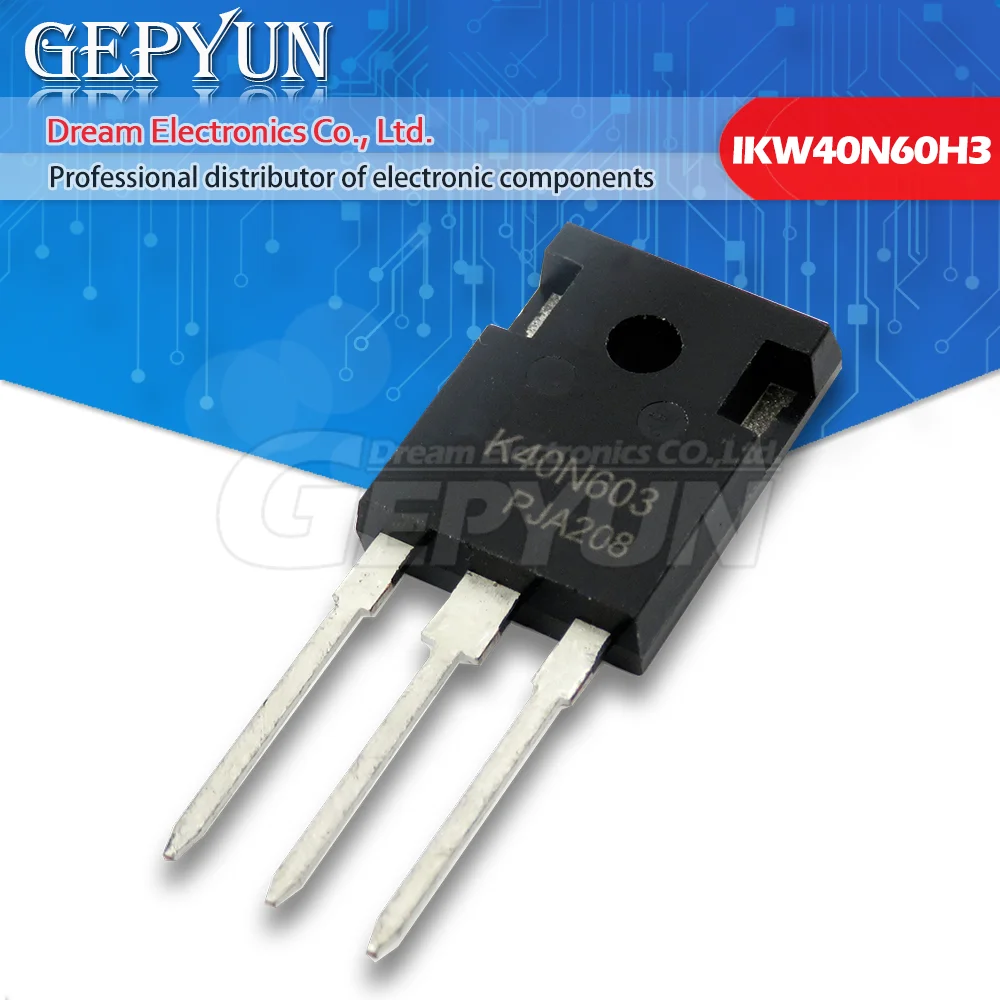 

5 шт., IKW40N60H3 TO-3P K40H603 TO-247 IKW40N60 40N60H3 TO247