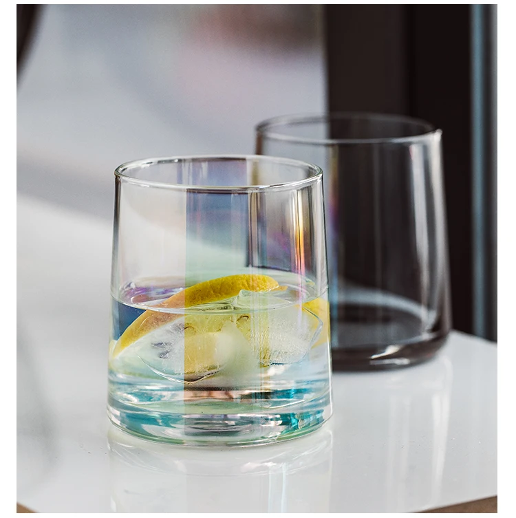 Простой скандинавский креативный кофейный стакан для вина прозрачная Горячая