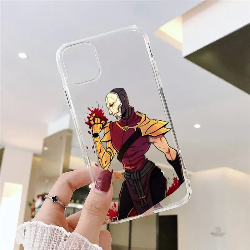 

lol League of Legends Phone Case Transparent for iPhone 11 12 mini pro XS MAX 8 7 6 6S Plus X 5S SE 2020 XR