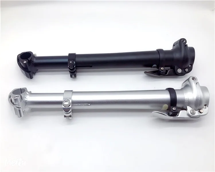 412 Folding Bike Bilateral Telescopic Adjustment Stem Double Section Double Direction Stems Electric Folding Bicycle Parts Sp8