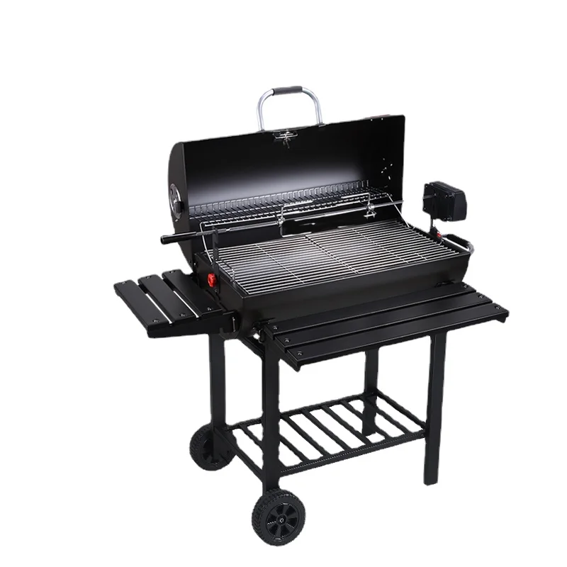 

Barbecue Grill Villa Courtyard Grill Large Outdoor Barbecue Household Charcoal 5 People Smoked American BBQ Cooking Accessories