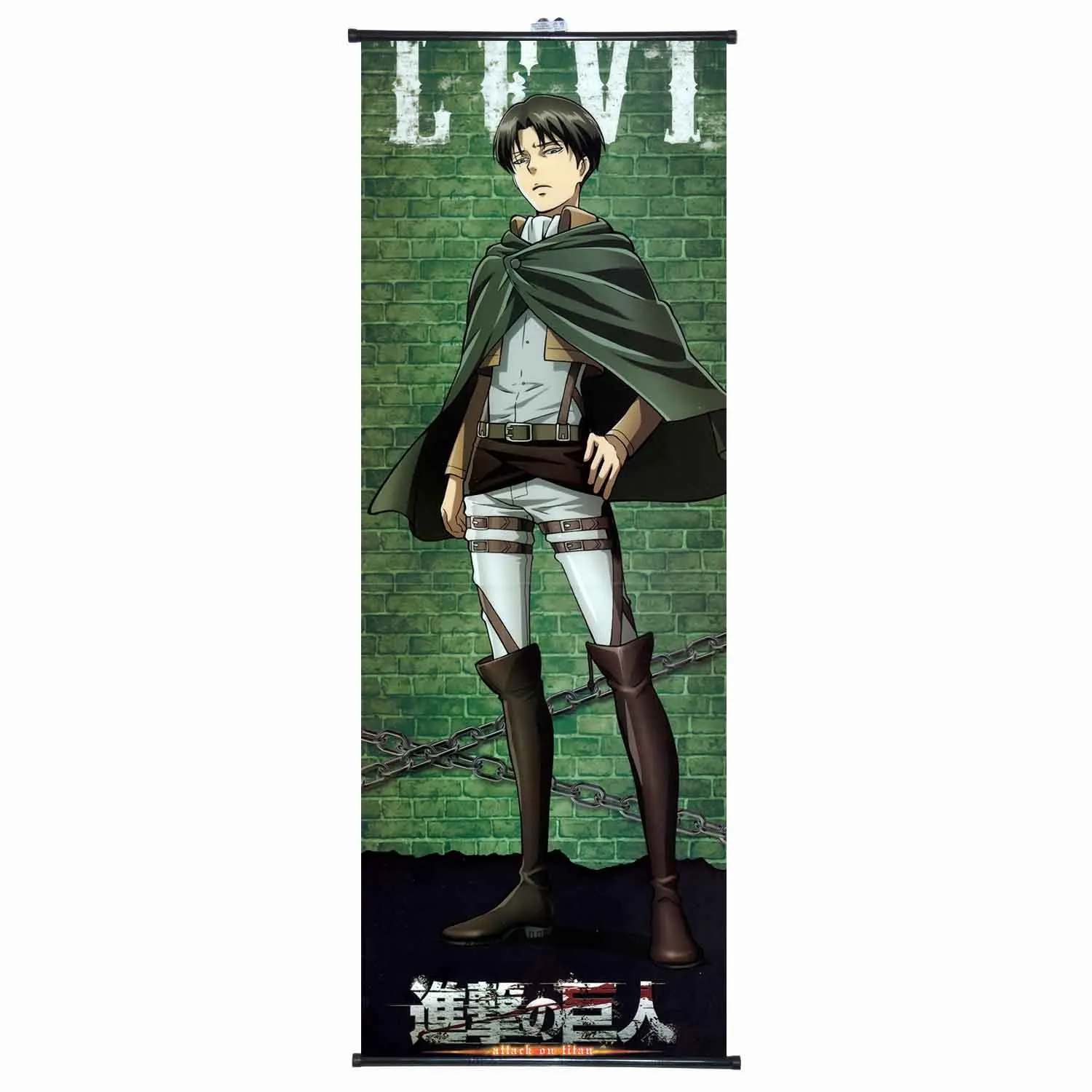 Сапоги для косплея Shingeki no Kyojin атака на постер Titan прокрутки живопись Аниме Манга