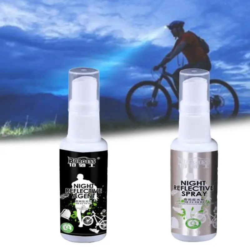 Night Reflective Spray Bike-Running Fluorescence Paint Anti-Accident Safety Mark Luminous Fluorescent Spray