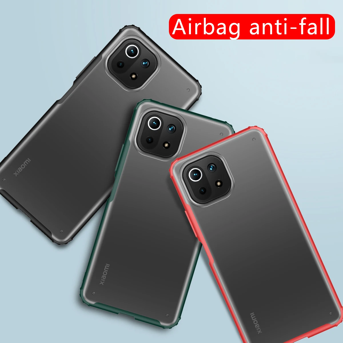 

case for xiaomi mi 11 lite 5g bumper cover on xiaomy mi11lite 11lite light protective phone back coque bag tpu pc matte silicone