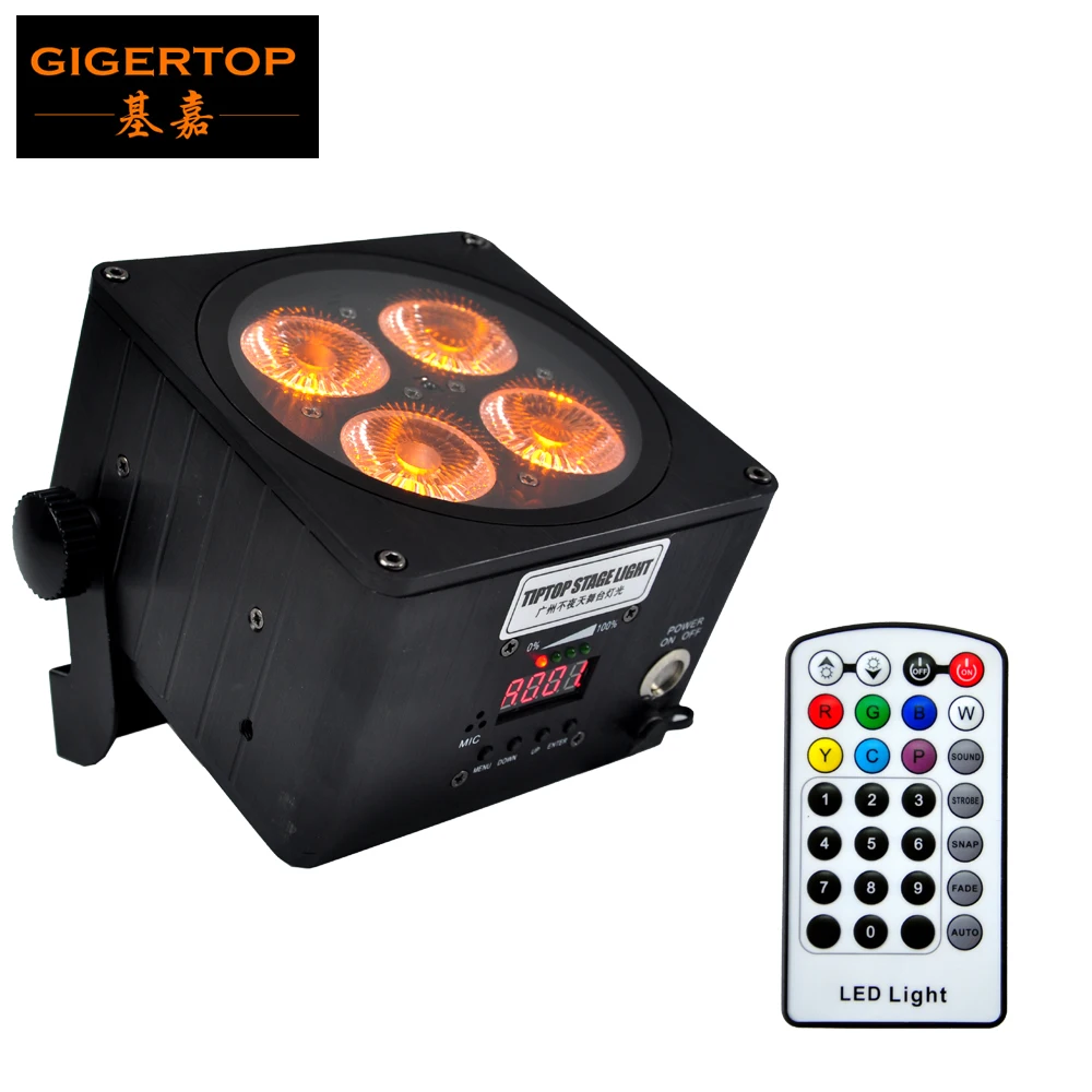 Оптовая продажа инфракрасный светодиодный светильник TIPTOP 4X18 Вт 6 в 1 RGBWAP с