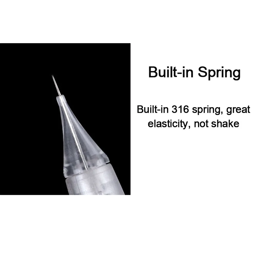 Картридж для татуировок RL 20 шт. иглы перманентного макияжа бровей одноразовый