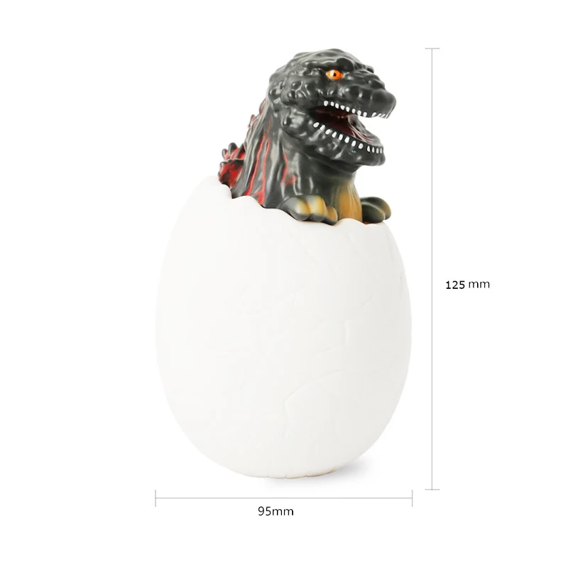 

3D Dinosaur Egg Night Light LED Flying Dragon Table Lamp 16 Colorful Remote USB Rechargeable Lighting for Bedroom Room Decor