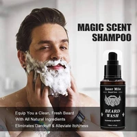 4pcs set mens beard care kit set beard cream beard oil nourishing styling essential oil beard wash beard conditioner set