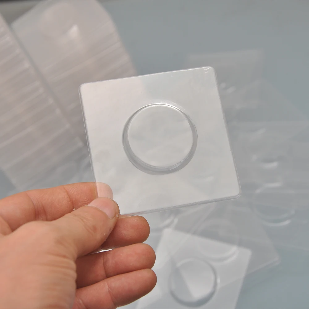 Оптовая продажа 100/Упаковка 25 мм норковые лотки для ресниц квадратный