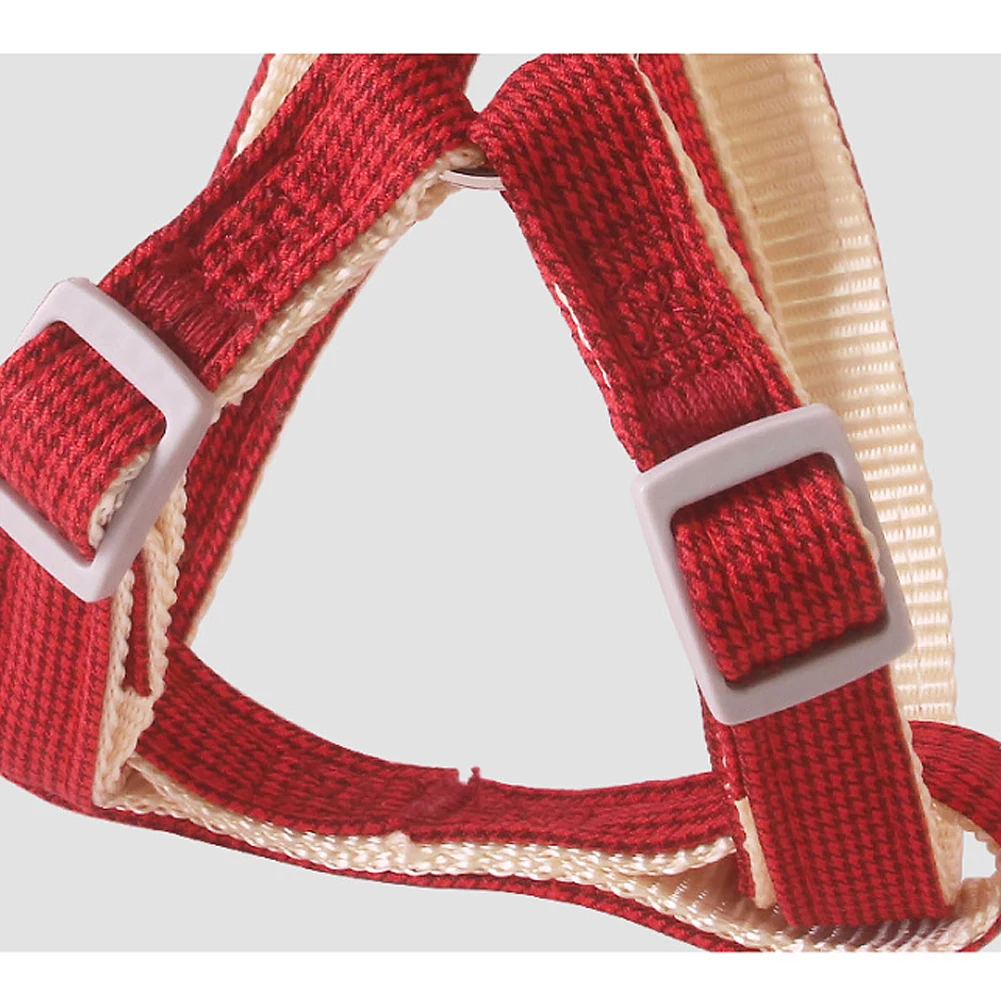 Малых и средних собак жгут светоотражающий дышащий нагрудный ремень плед Teddy Bichon